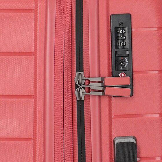 Travelite mooby 4 wielen Trolley M 66 cm met uitbreidingsplooi