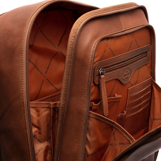 The Chesterfield Brand Wax Pull Up Zakelijke rugzak Leer 39 cm Laptop compartiment
