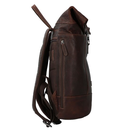 Jack Kinsky Porto Dagrugzak Leer 43 cm Laptop compartiment