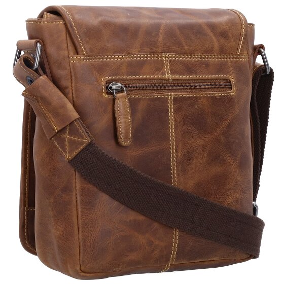 Greenburry Cafe-Racer Crossbody tas Leder 23 cm