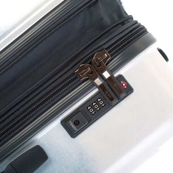 Heys Black Camo 4 wielen Cabinewagen S 53 cm met uitbreidingsplooi