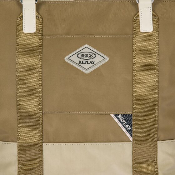 Bric's Replay Sand Woo Shopper Tas 26 cm