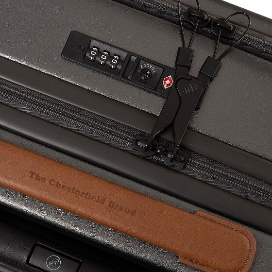 The Chesterfield Brand Zuna 4 wielen Cabinewagen S 55 cm Laptop compartiment