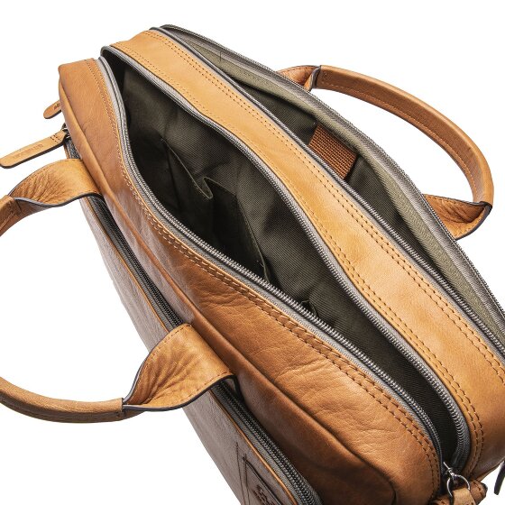 Strellson Hyde Park Charles Koffer Leer 39 cm Laptop compartiment