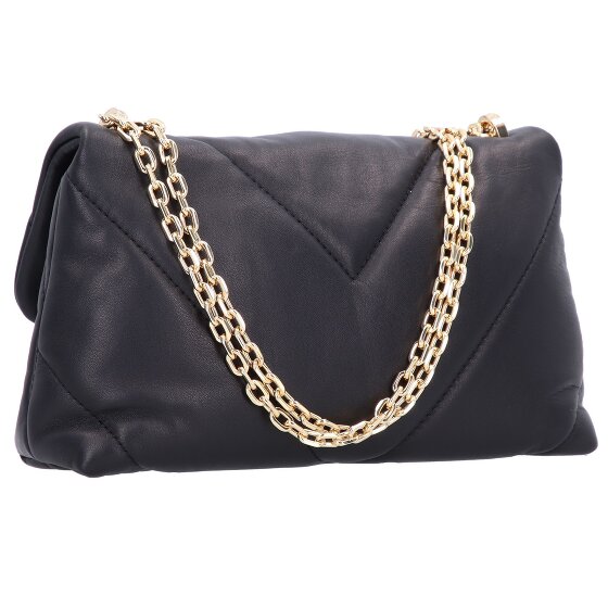 Patrizia Pepe Fly gewatteerde lederen schoudertas 25 cm