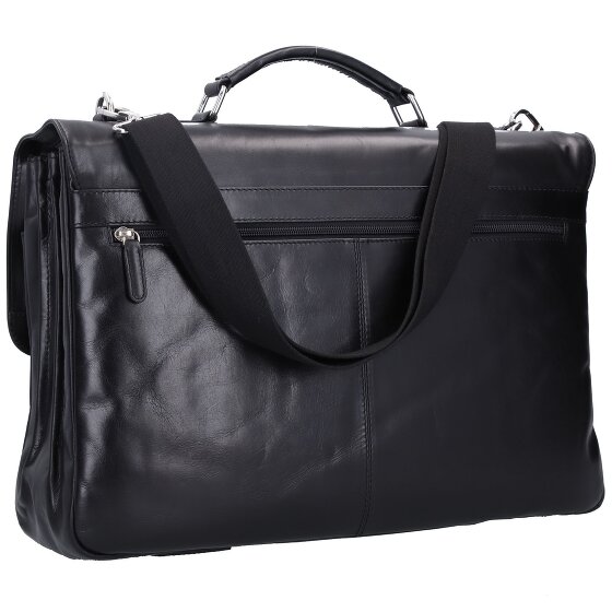 bugatti Romano Messenger Leder 44 cm Laptopcompartiment