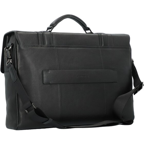 Piquadro Kobe aktetas Leer 42 cm Laptopcompartiment