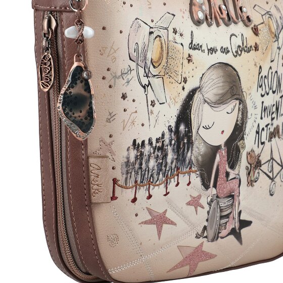Anekke Hollywood Schoudertas 28 cm met uitbreidingsplooi