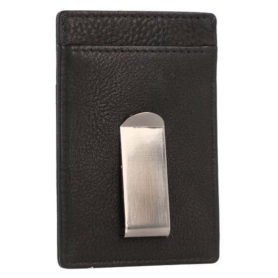 Police PT150-08536 Creditcard etui leer 7 cm met geldclip
