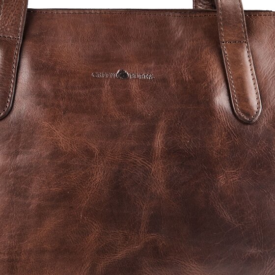 Greenburry Newport Schoudertas Leder 33 cm Laptopvak