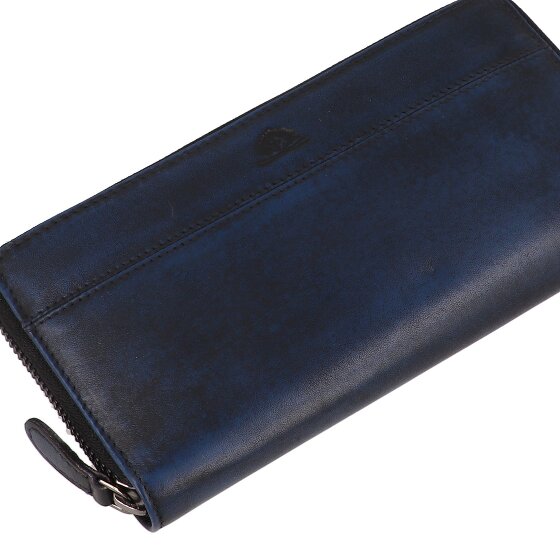 Greenburry Destressed Portemonnee RFID-bescherming Leer 19 cm