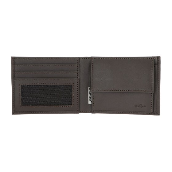 oxmox Leather Portemonnee RFID-bescherming Leder 11 cm