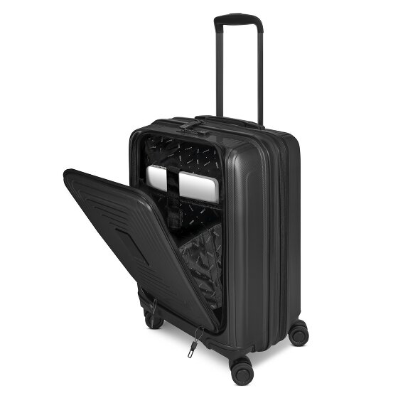 Redolz Essentials 14 4 wielen Cabinewagen S 55 cm Laptopvak met uitbreidingsplooi