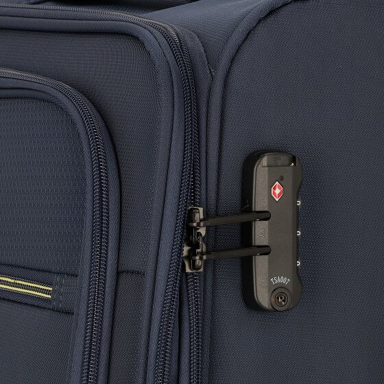d&n Travel Line 9704 4 wielen Trolley M 68 cm met uitbreidingsplooi