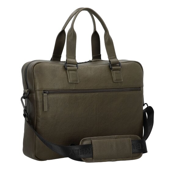 Burkely Minimal Mason Aktentas Leder 41 cm Laptopvak
