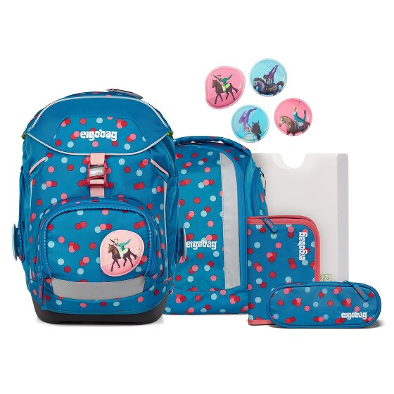 Ergobag Set rugzakken 6 st. incl. klittenbandset