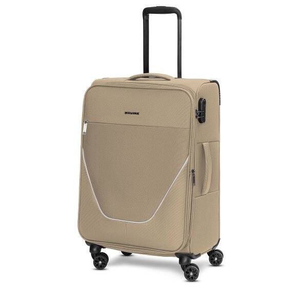 Stratic taska 4-wiel trolley M 65 cm met uitvouwbare plooi