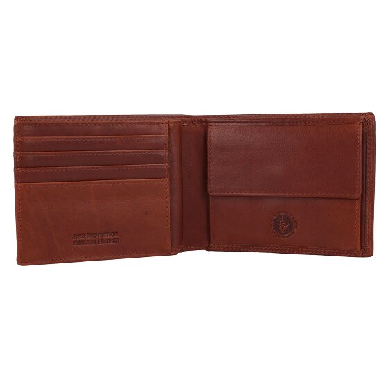 Greenburry Vintage Portemonnee RFID-bescherming Leer 12 cm