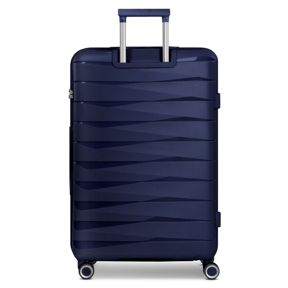 Franky London 4 wielen Trolley L 74 cm met uitbreidingsplooi