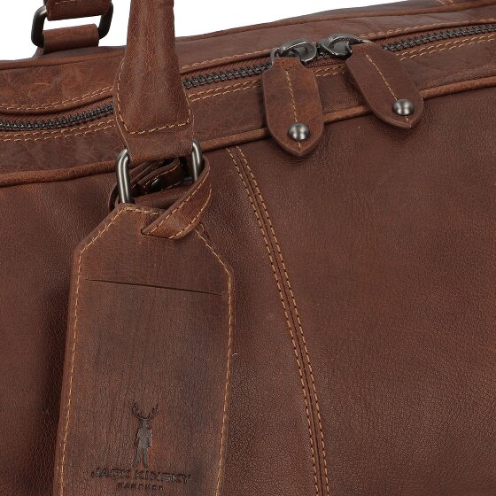 Jack Kinsky Porto Weekender reistas Leer 55 cm