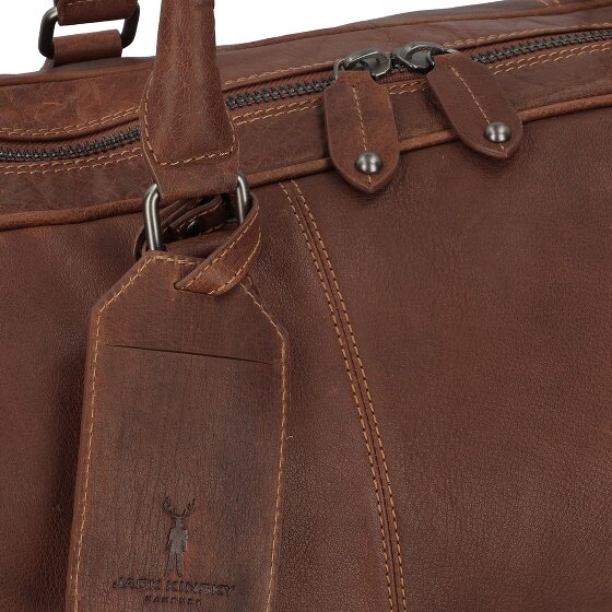 Jack Kinsky Porto 4 Weekender reistas Leer 55 cm