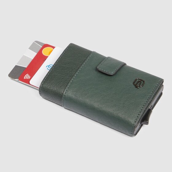 Piquadro Blue Square Kredietkaart etui Leer 10 cm