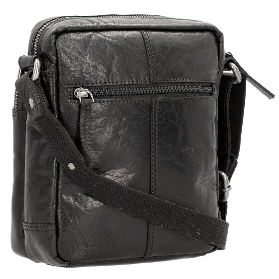 Spikes & Sparrow Schoudertas leer 18 cm