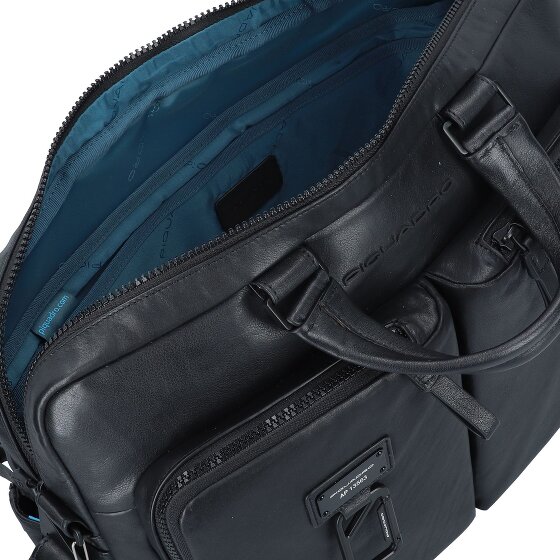 Piquadro Harper aktetas Leer 40 cm Laptopcompartiment