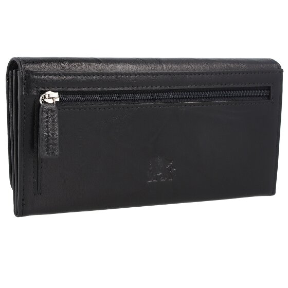mano Donna Aurona Portemonnee RFID Leer 19 cm