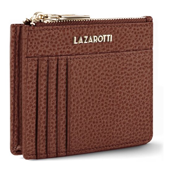 Lazarotti Bologna Leren sleutelhanger Kaarthouder leer 11,5 cm met air tag compartiment