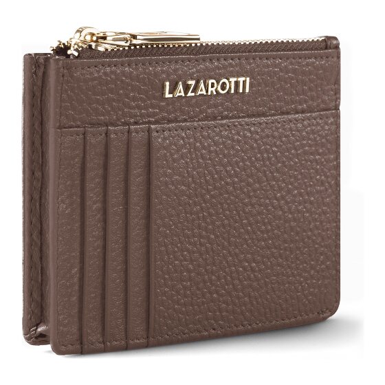 Lazarotti Bologna Leren sleutelhanger Kaarthouder leer 11,5 cm met air tag compartiment