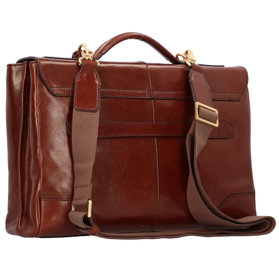 The Bridge Vespucci aktetas leder 40 cm Laptopcompartiment
