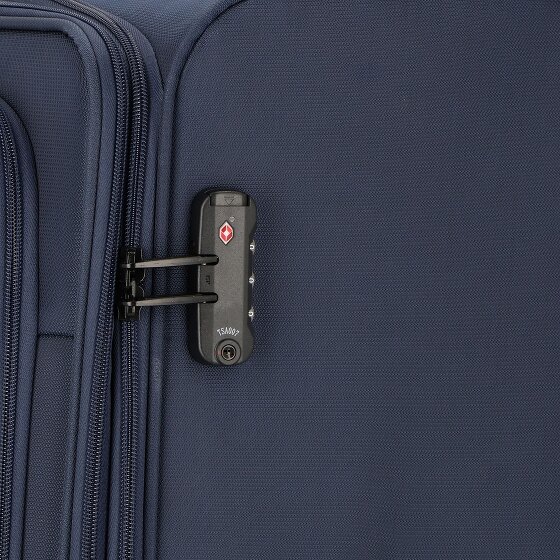 d&n Travel Line 9704 4 wielen Trolley L 78 cm met uitbreidingsplooi