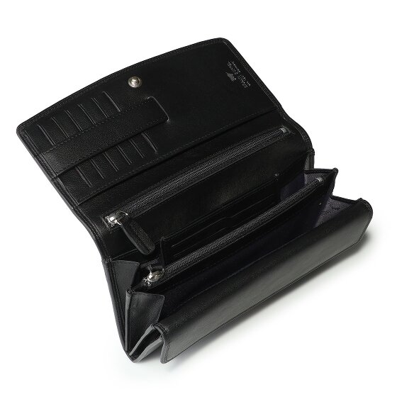 Braun Büffel Golf 3.0 Portemonnee RFID-bescherming Leer 18 cm