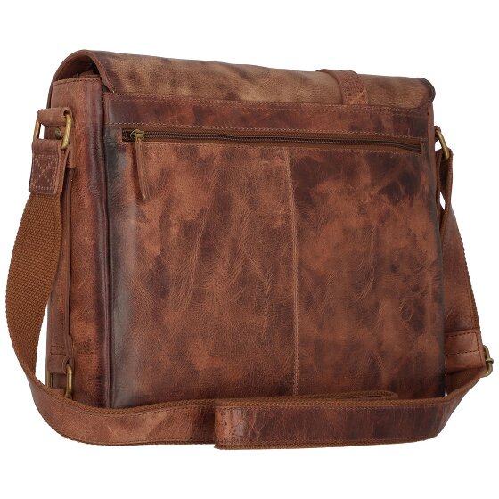 Greenland Nature Mascu & Line Schoudertas Leer 30 cm