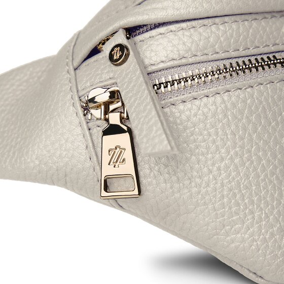 Lazarotti Bologna leer Fanny pack met dubbele rits, crossbody, leer, 25 cm