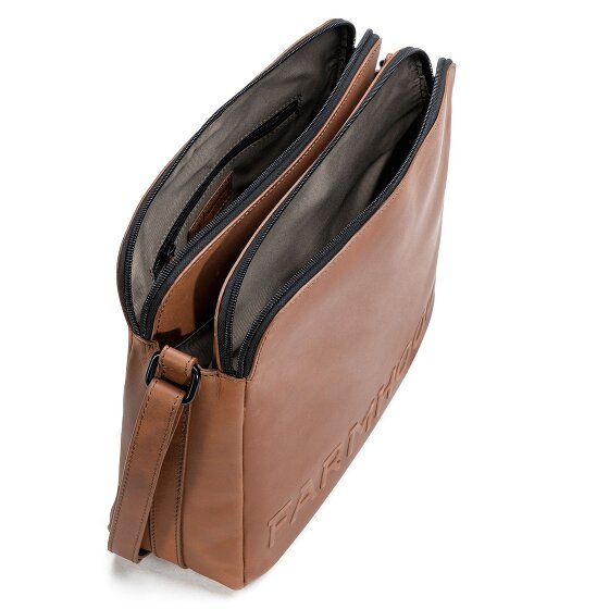 Farmhood Nashville XL schoudertas 2 vakken leer 29 cm