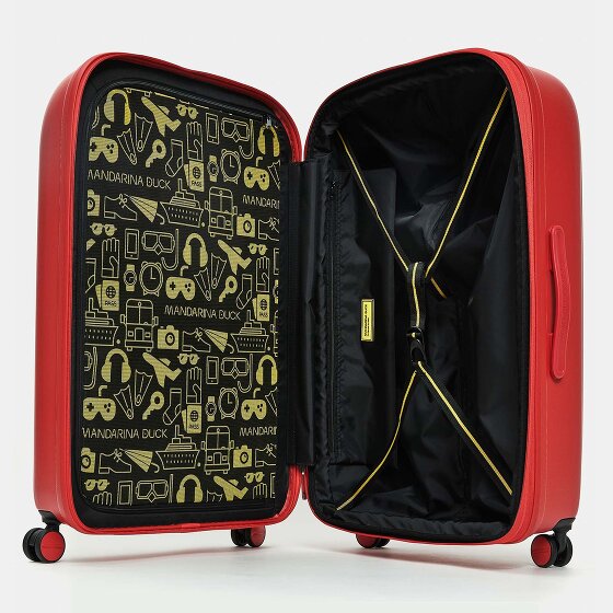 Mandarina Duck Logoduck + 4 wielen Trolley L 75 cm