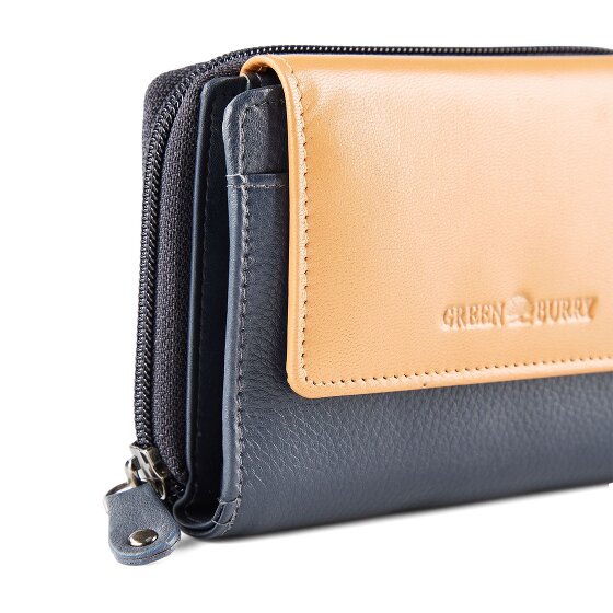 Greenburry Nappa Portemonnee RFID-bescherming Leer 14 cm