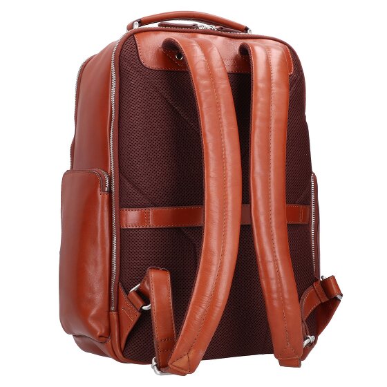 Leonhard Heyden Cambridge Rugzak Leer 42 cm Laptopvak