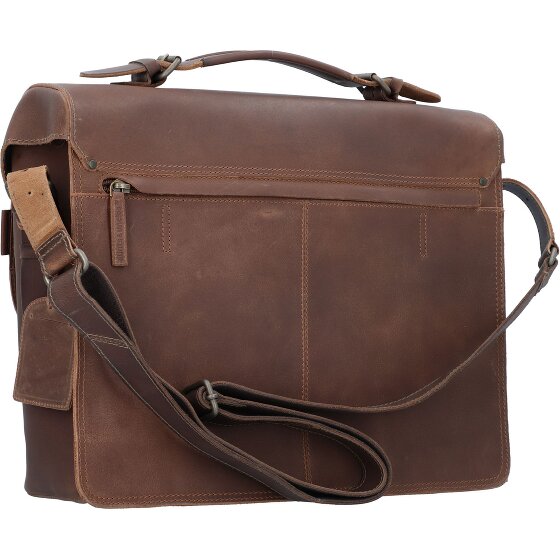 aunts & uncles The Workmates Big Fella Briefcase Leer 39 cm Laptopcompartiment