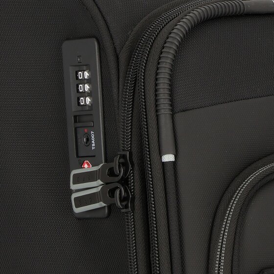 d&n Travel Line 9504 4 wielen Kofferset 3-delig met uitbreidingsplooi