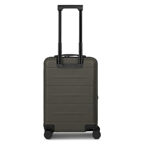 Police London 4 wielen Cabinewagen 55 cm Laptopvak met uitbreidingsplooi