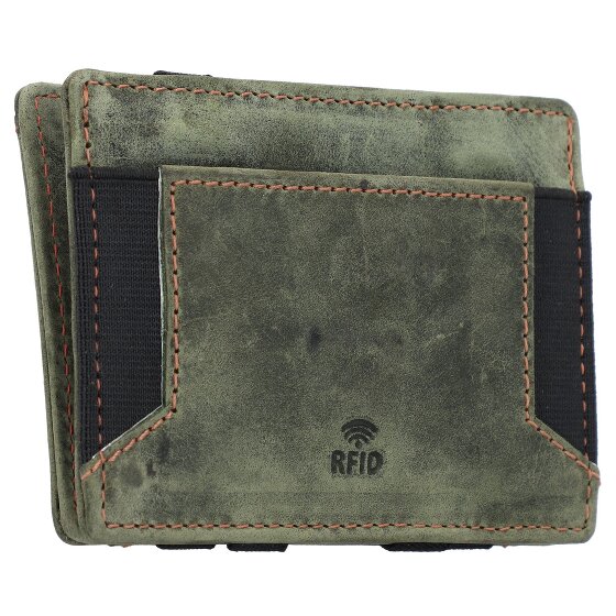 Greenburry Vintage Magische Portemonnee RFID Leer 10 cm