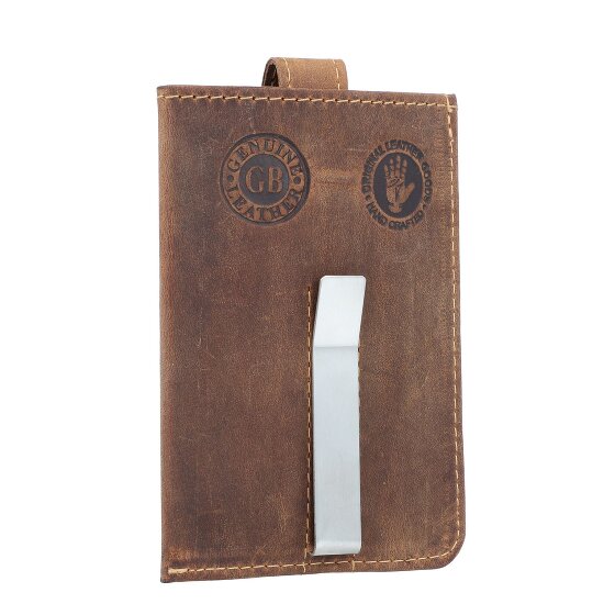 Greenburry Vintage visitekaart etui RFID leer 7 cm