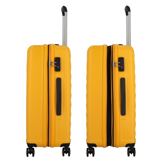 American Tourister Summer Square 4 wielen Kofferset 3-delig met uitbreidingsplooi