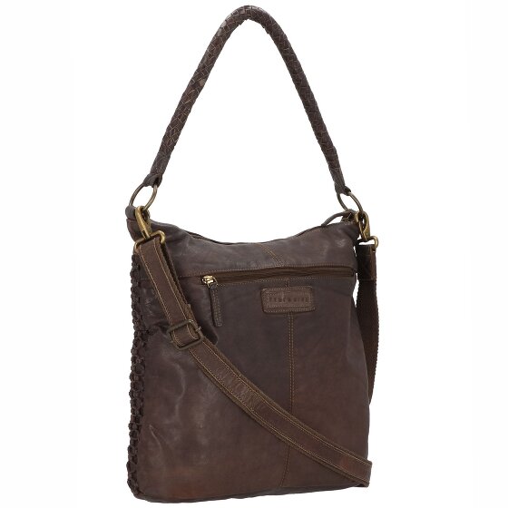Greenland Nature Femi & Nine Leren Schoudertas 39 cm