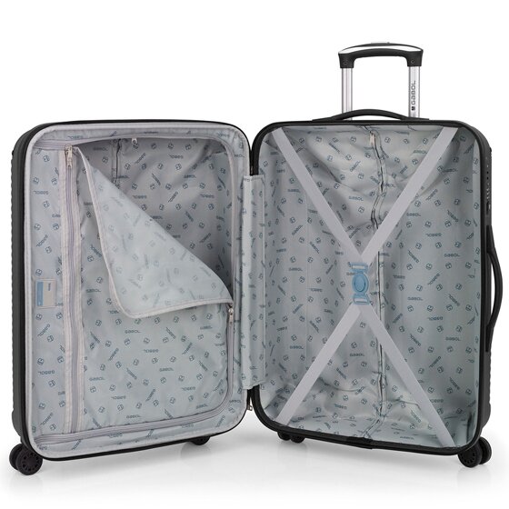 Gabol Balance XP 4 wielen Kofferset 3-delig met uitbreidingsplooi