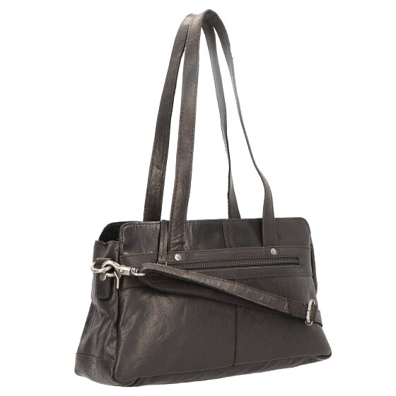 Spikes & Sparrow Schoudertas leer 34 cm