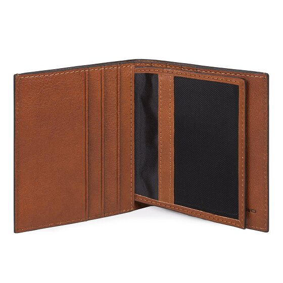 Piquadro Black Square Kredietkaart etui RFID-bescherming Leer 9 cm